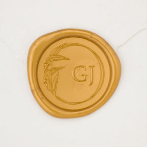 Full Bloom Monogram Wax Seals