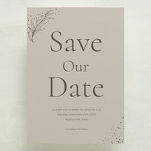 (Sample) Full Bloom Save The Date