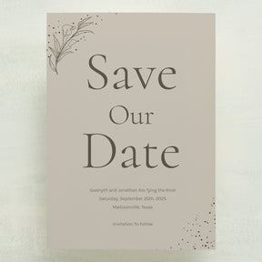 (Sample) Full Bloom Save The Date