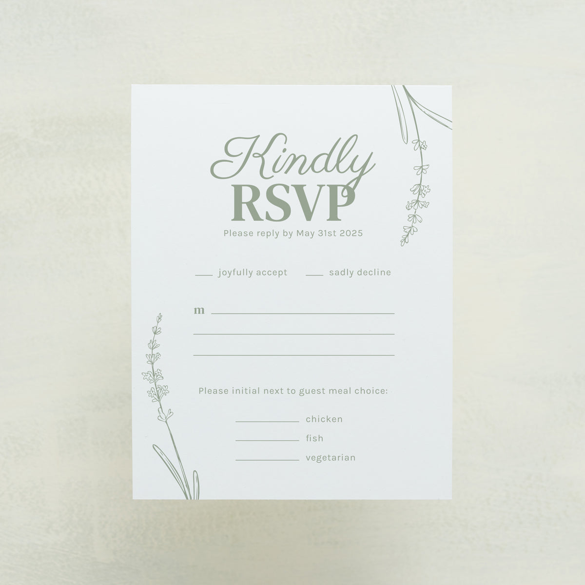 Boundless RSVP Cards