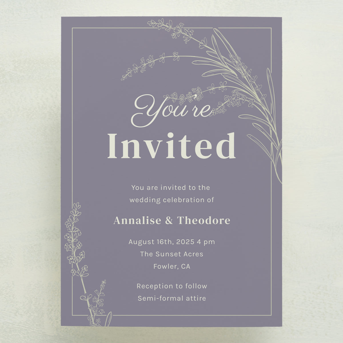 Boundless Wedding Invitations