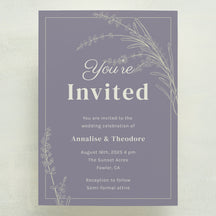 (Sample) Boundless Wedding Invitations