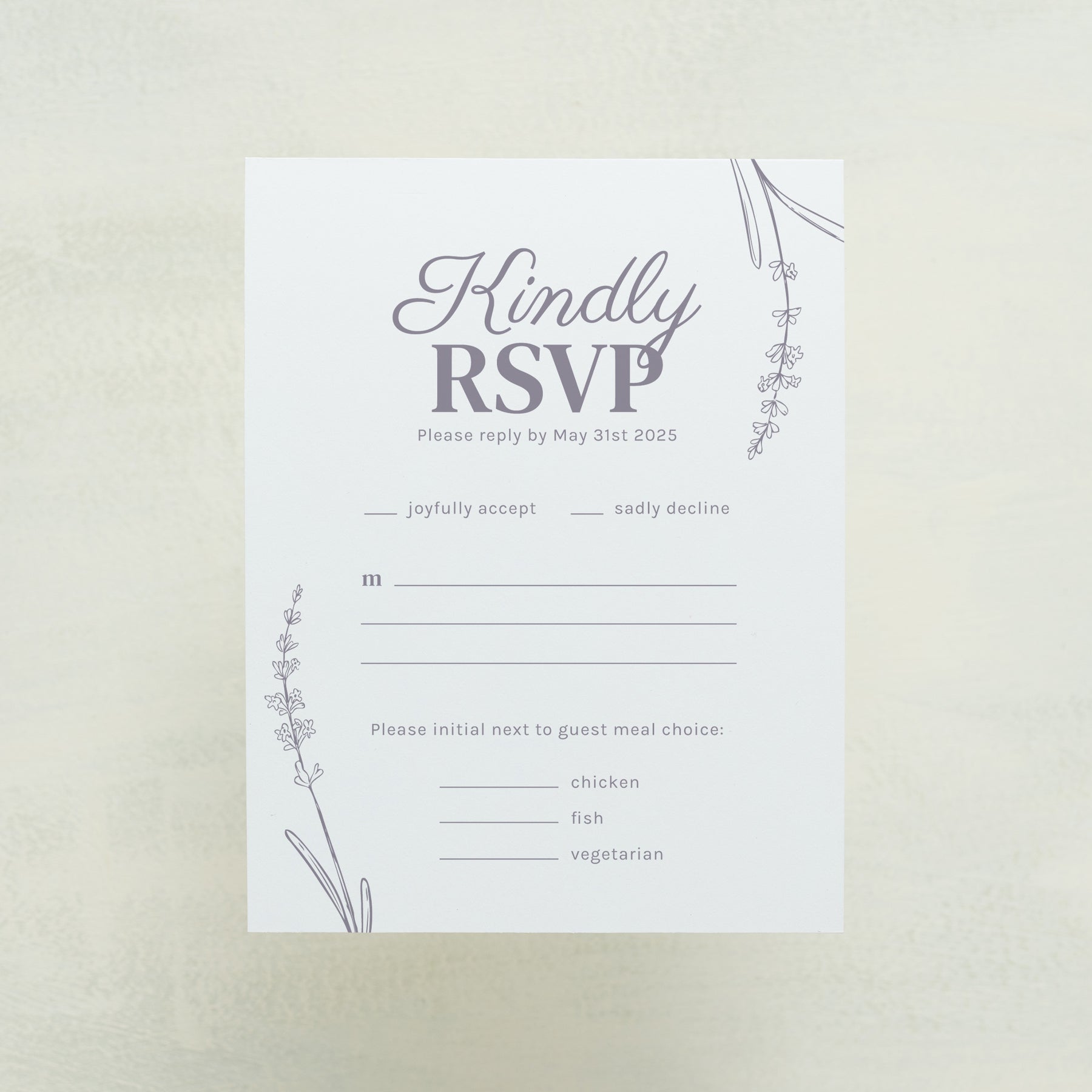 Boundless RSVP Cards