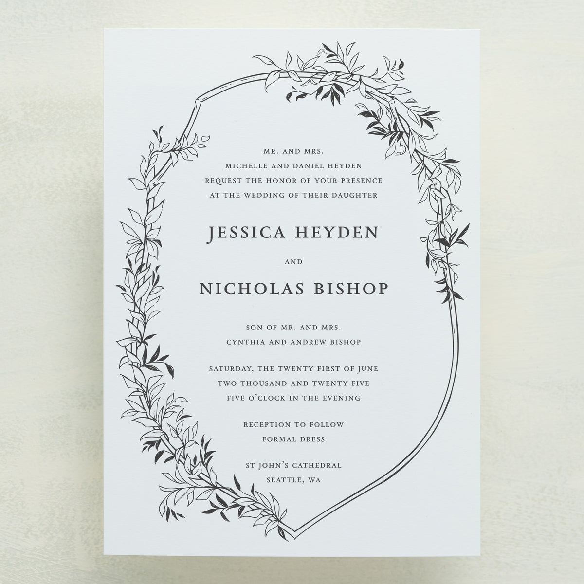 Monarch Wedding Invitations