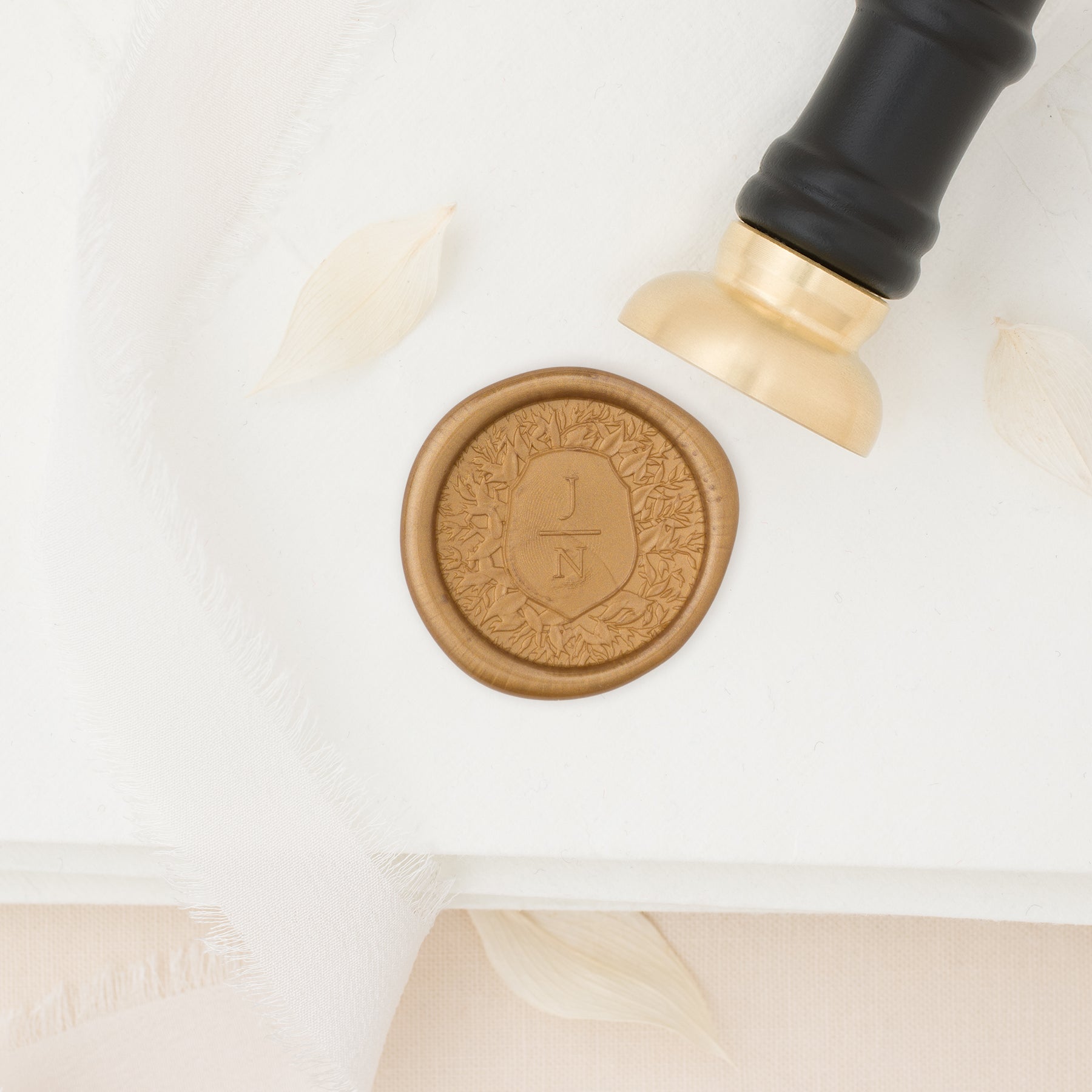 Monarch Monogram Wax Stamp