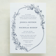 (Sample) Monarch Wedding Invitations