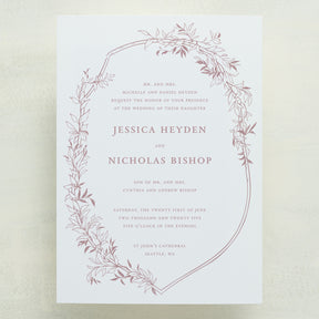 (Sample) Monarch Wedding Invitations