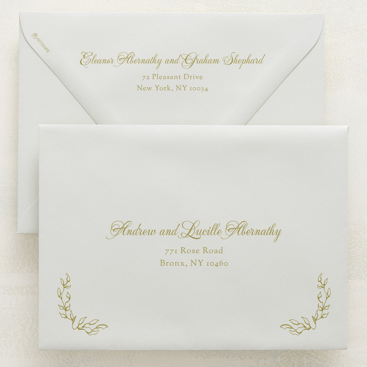 Promenade Addressed Envelopes