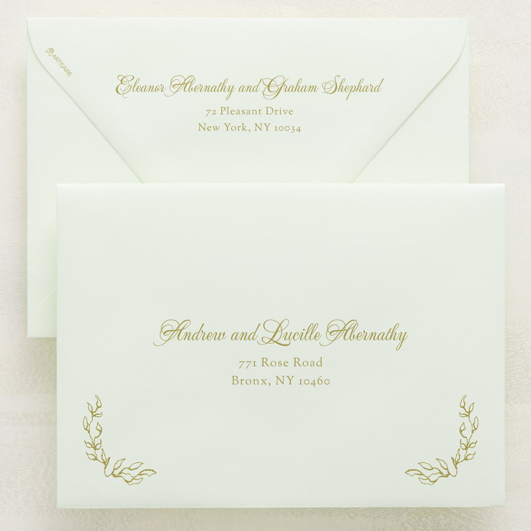 Promenade Addressed Envelopes