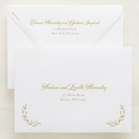 Promenade Addressed Envelopes