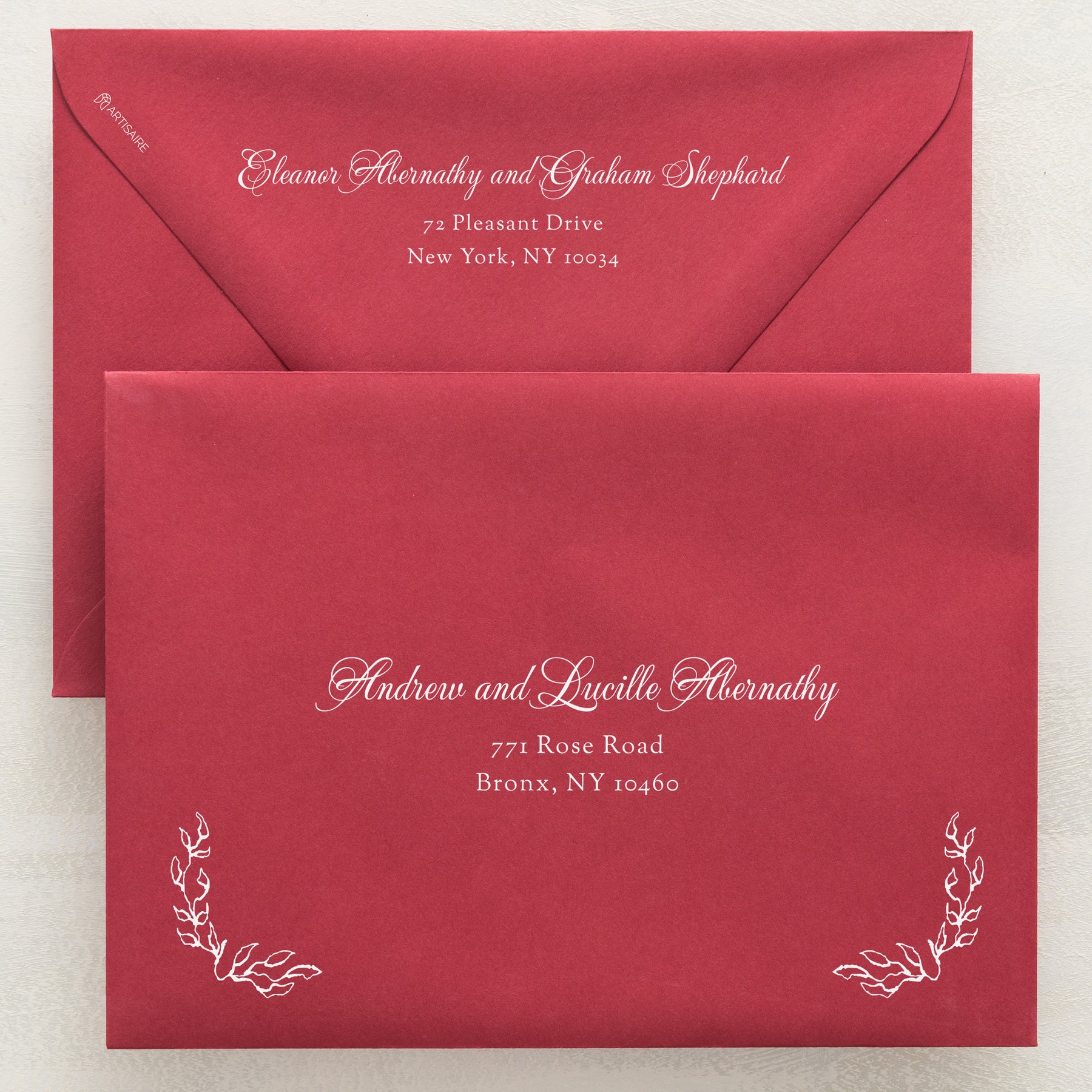 Promenade Addressed Envelopes