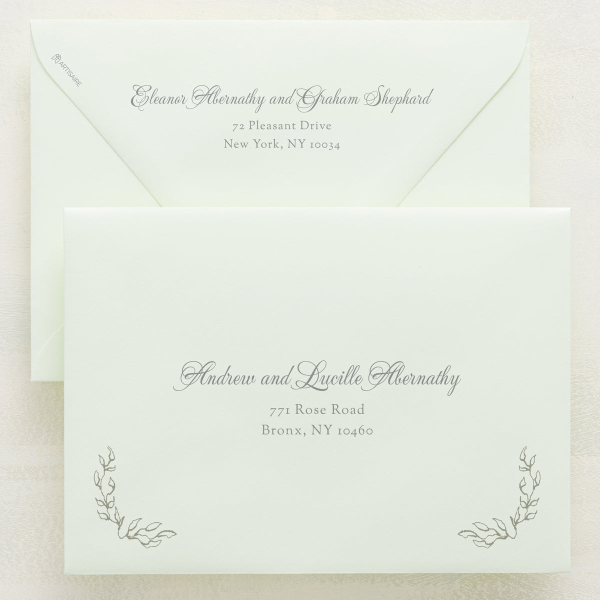 Promenade Addressed Envelopes