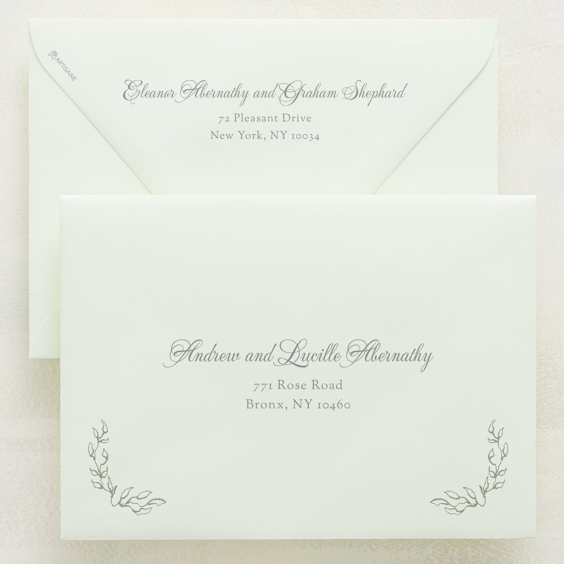 Promenade Addressed Envelopes