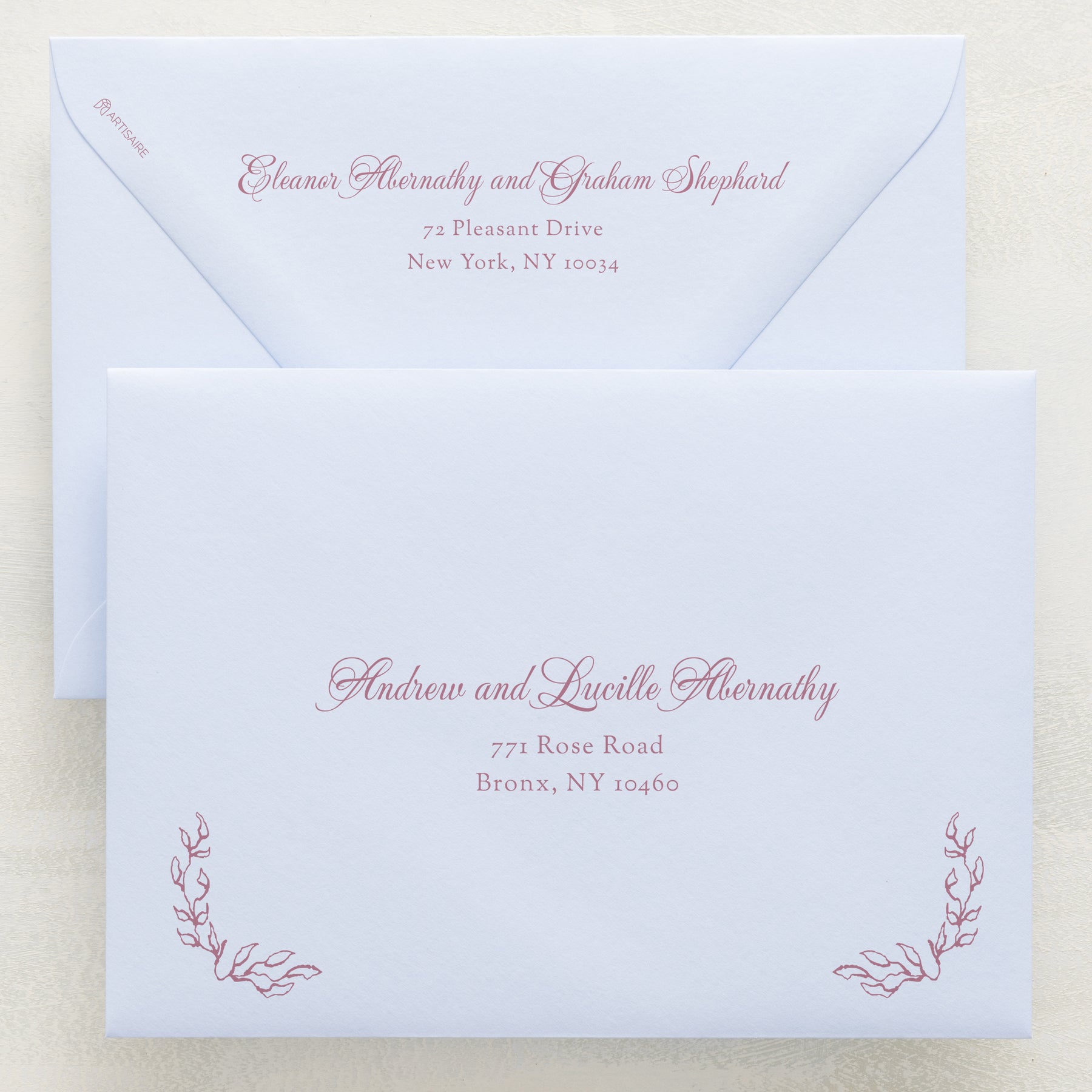 Promenade Addressed Envelopes