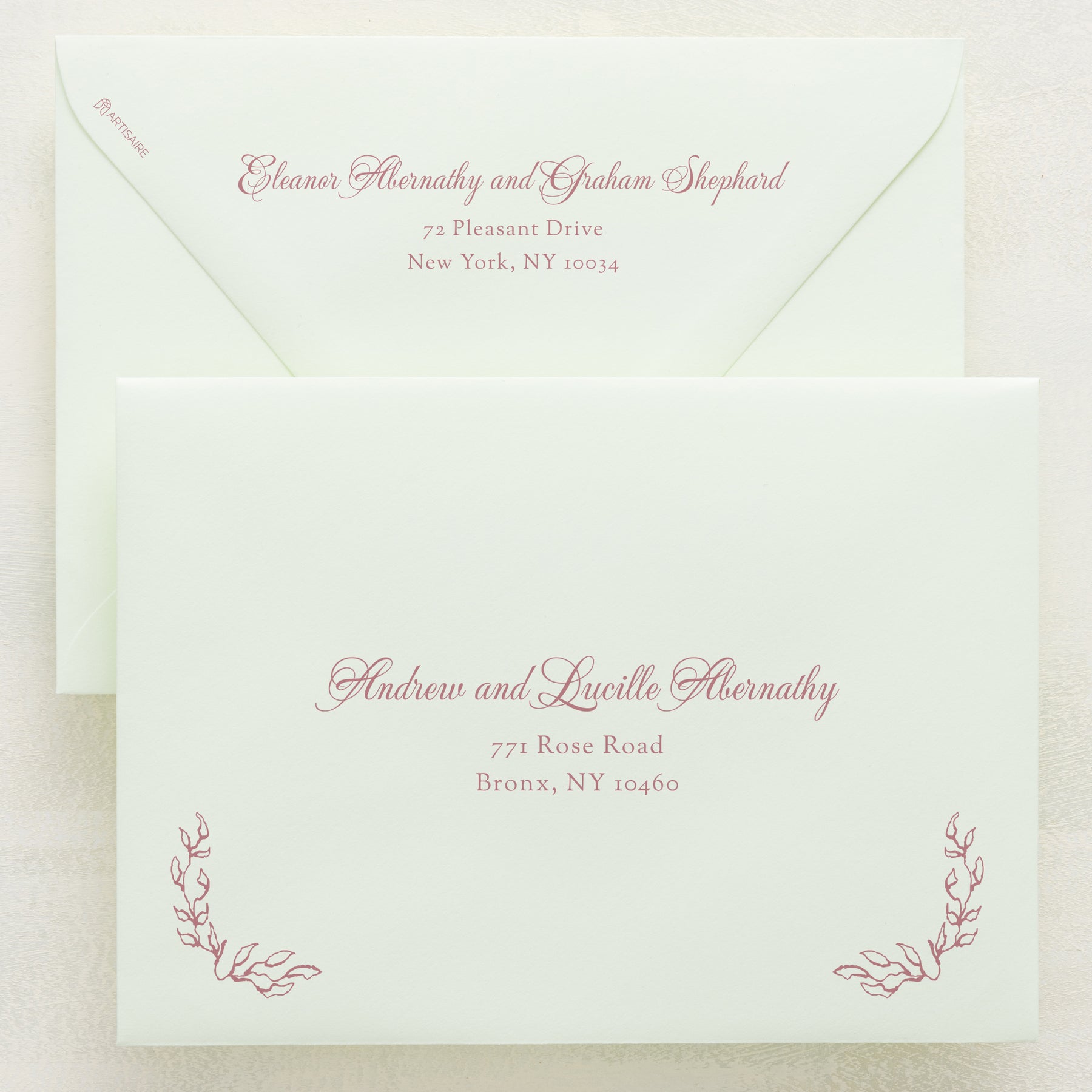 Promenade Addressed Envelopes