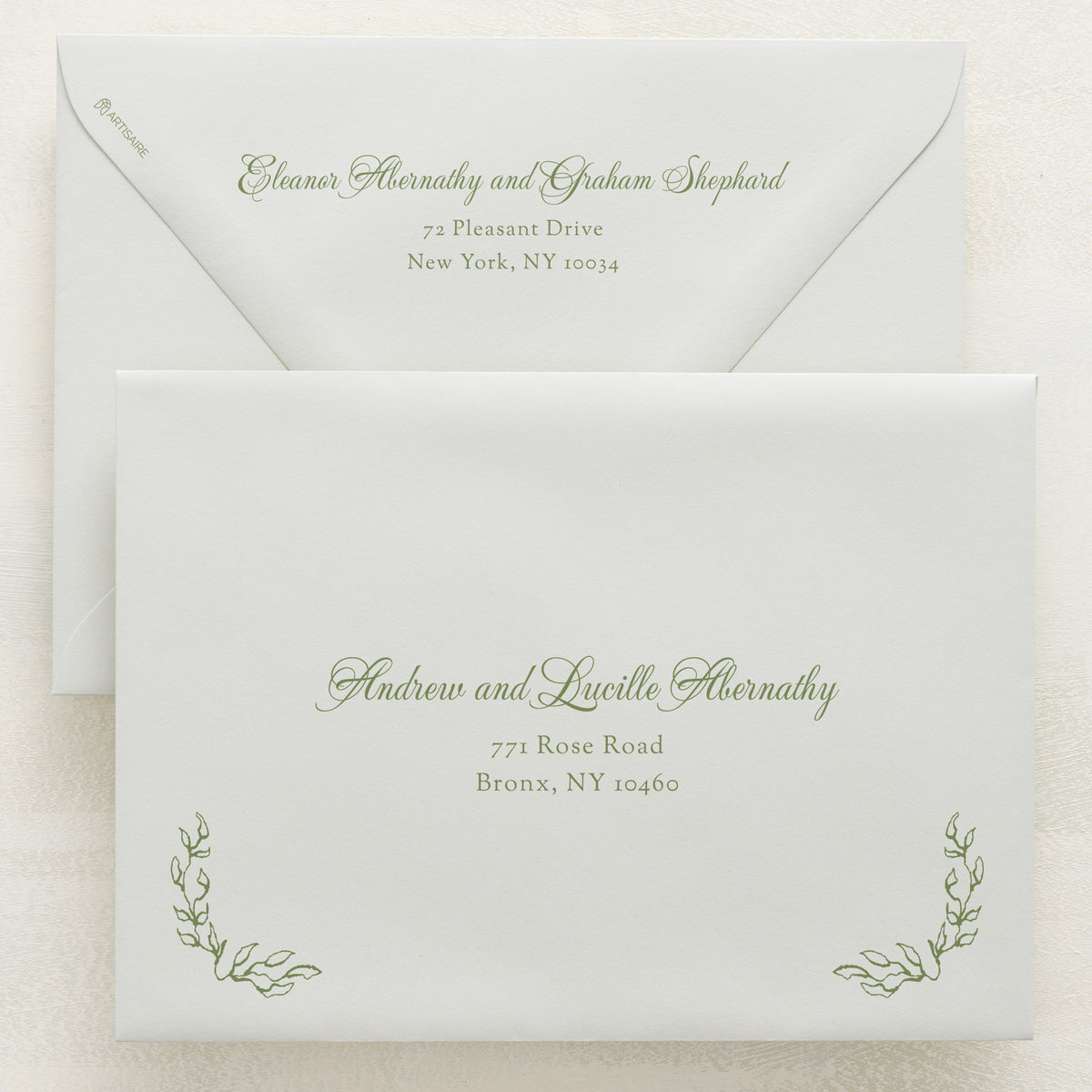 Promenade Addressed Envelopes