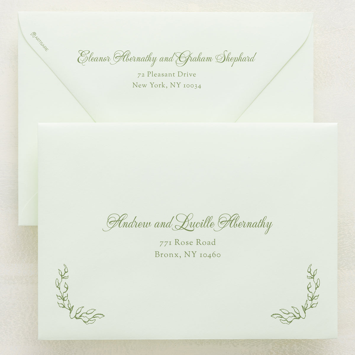 Promenade Addressed Envelopes