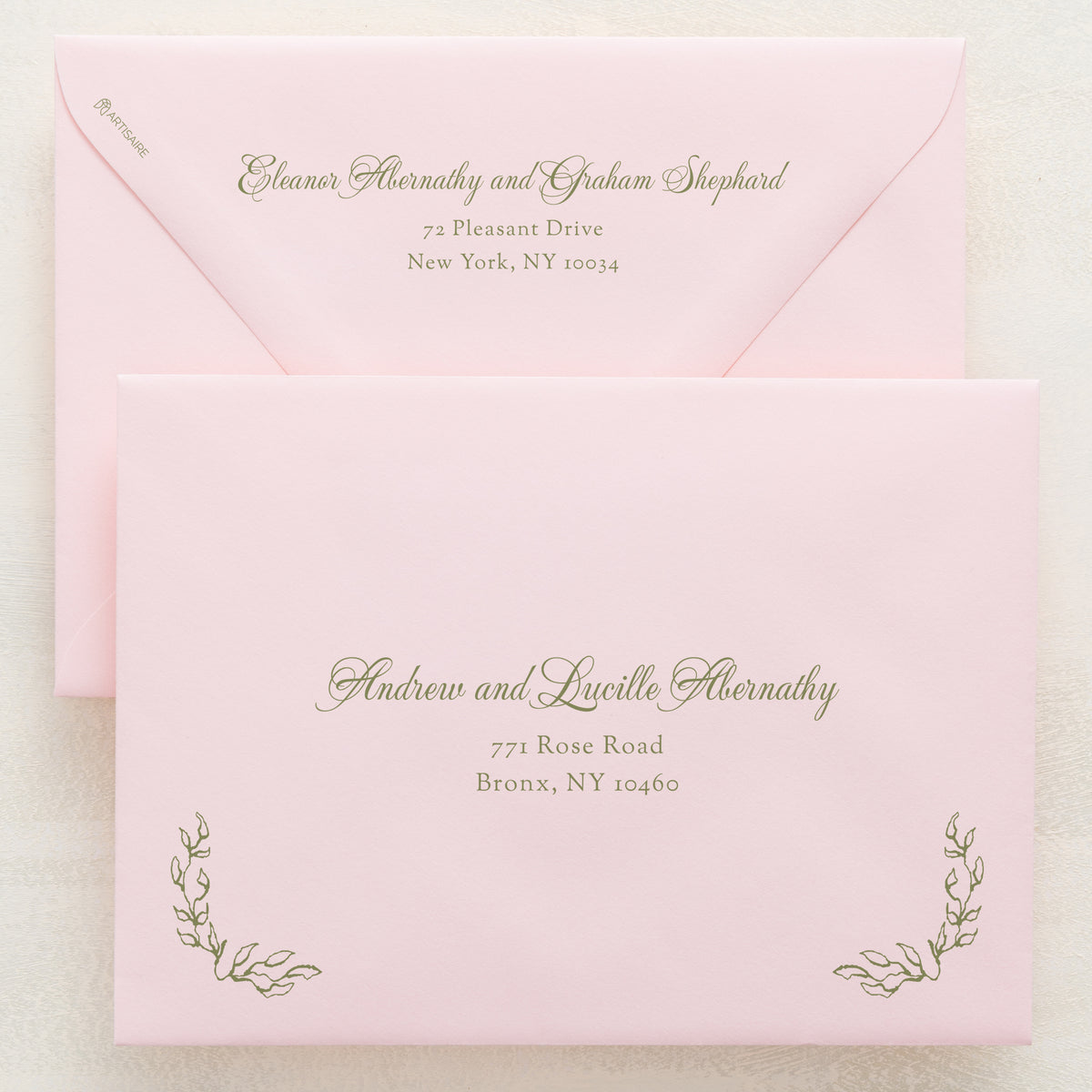 Promenade Addressed Envelopes