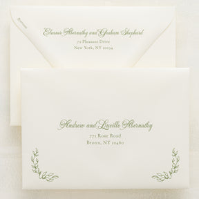 Promenade Addressed Envelopes