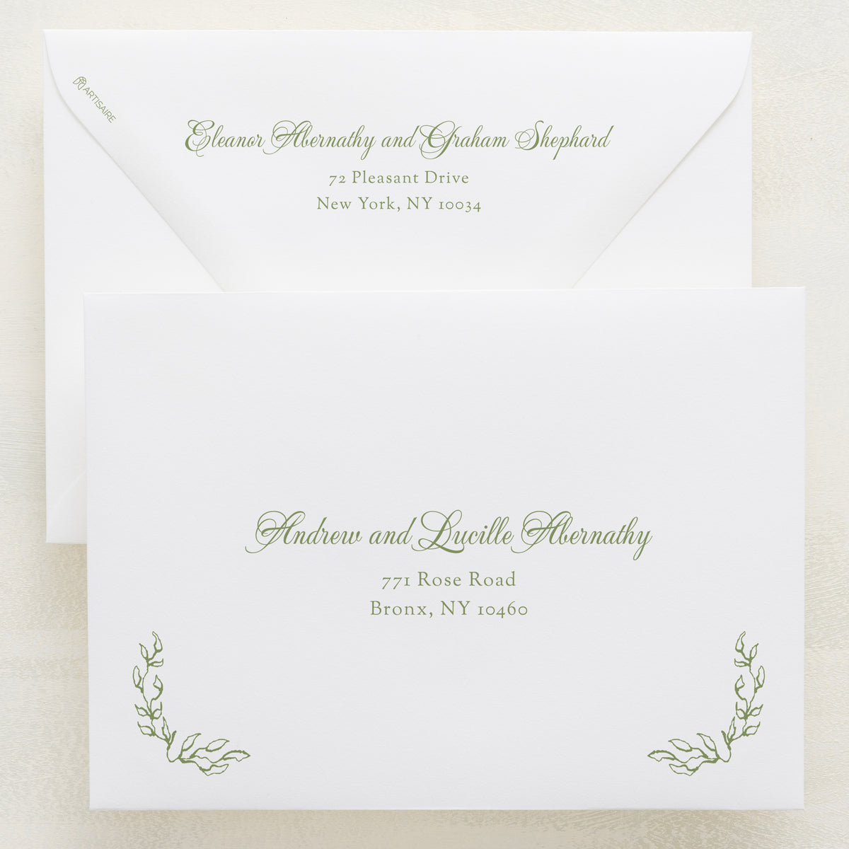 Promenade Addressed Envelopes