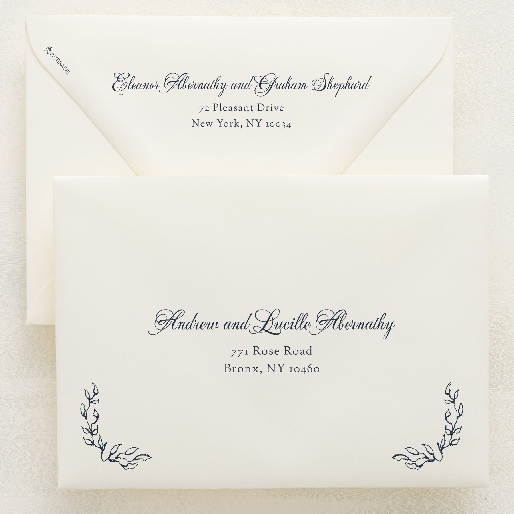 Promenade Addressed Envelopes