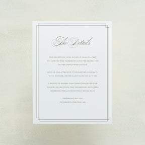 Always Traditional Details Card