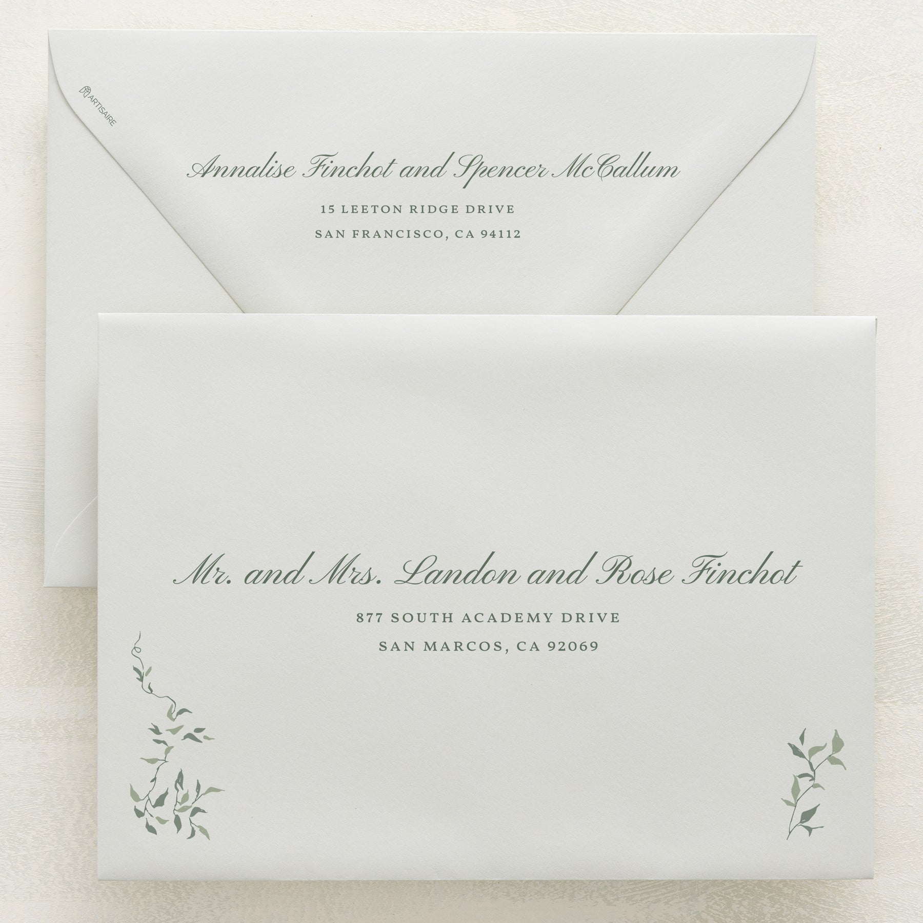 Enchantment Addressed Envelopes