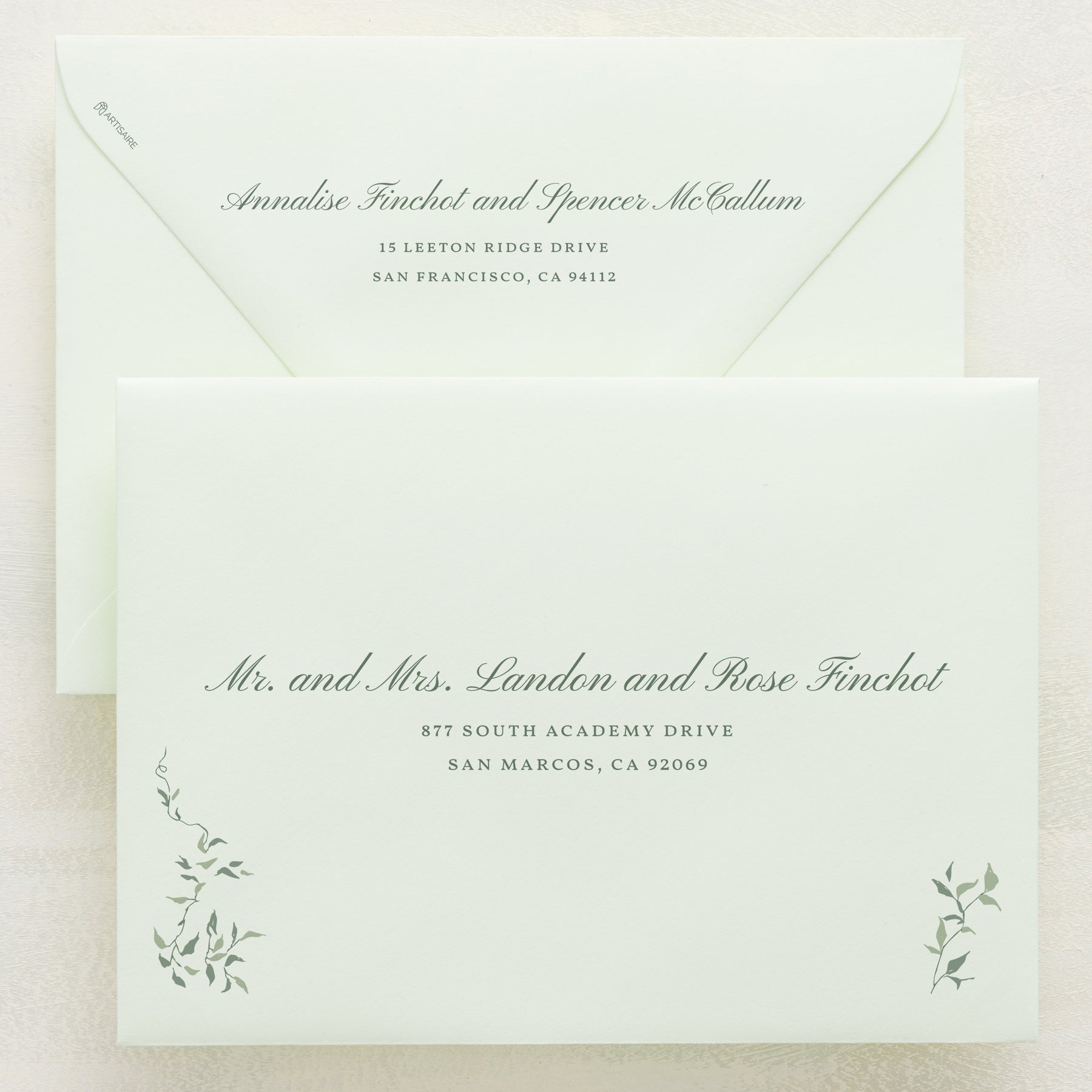 Enchantment Addressed Envelopes