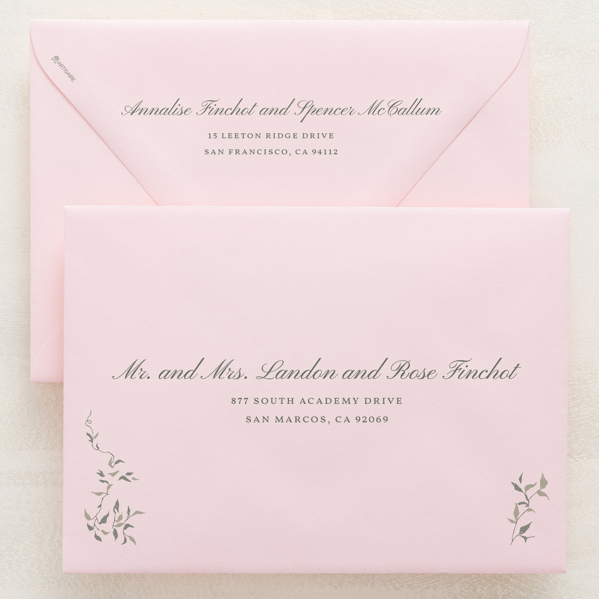 Enchantment Addressed Envelopes