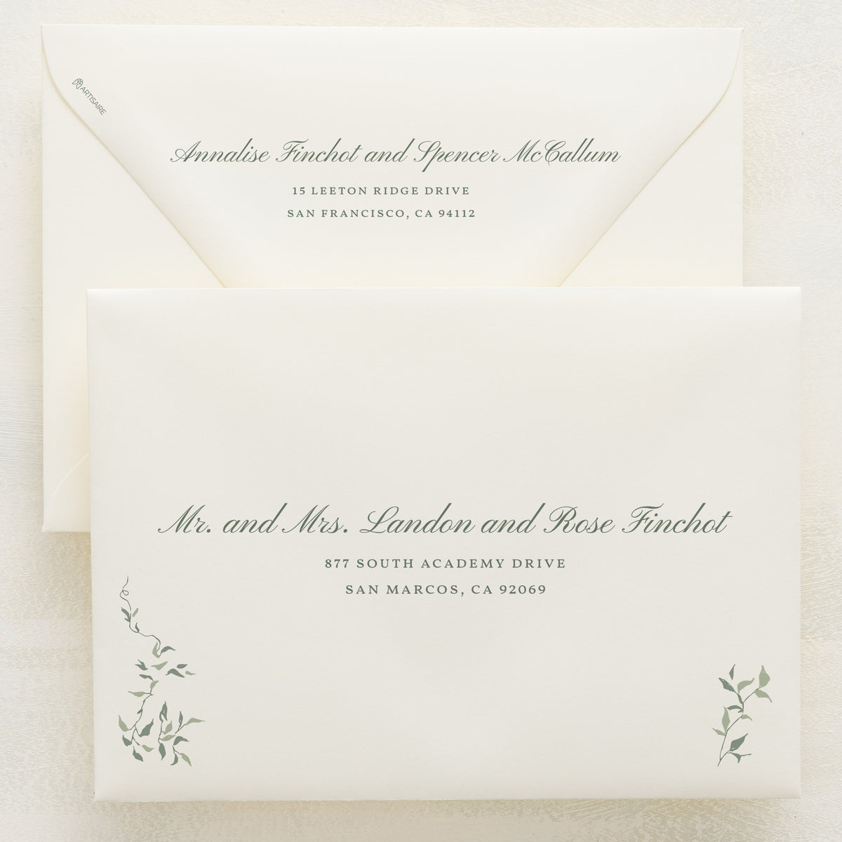 Enchantment Addressed Envelopes