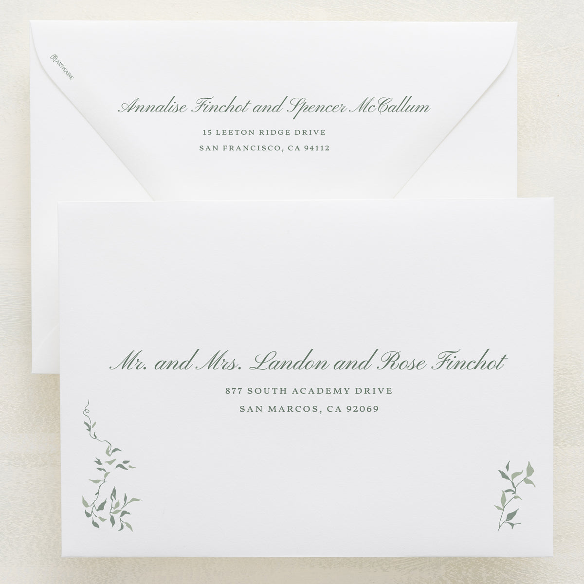 Enchantment Addressed Envelopes