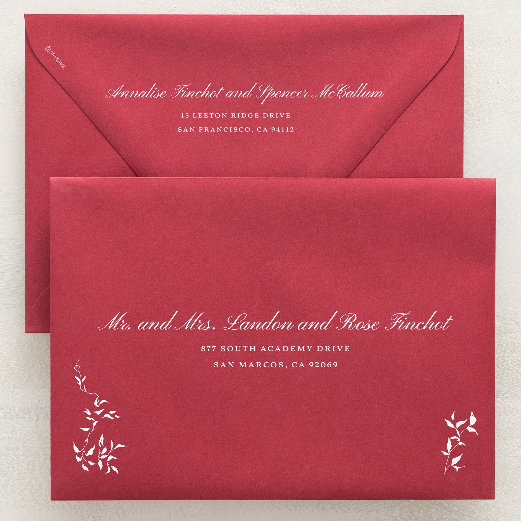 Enchantment Addressed Envelopes