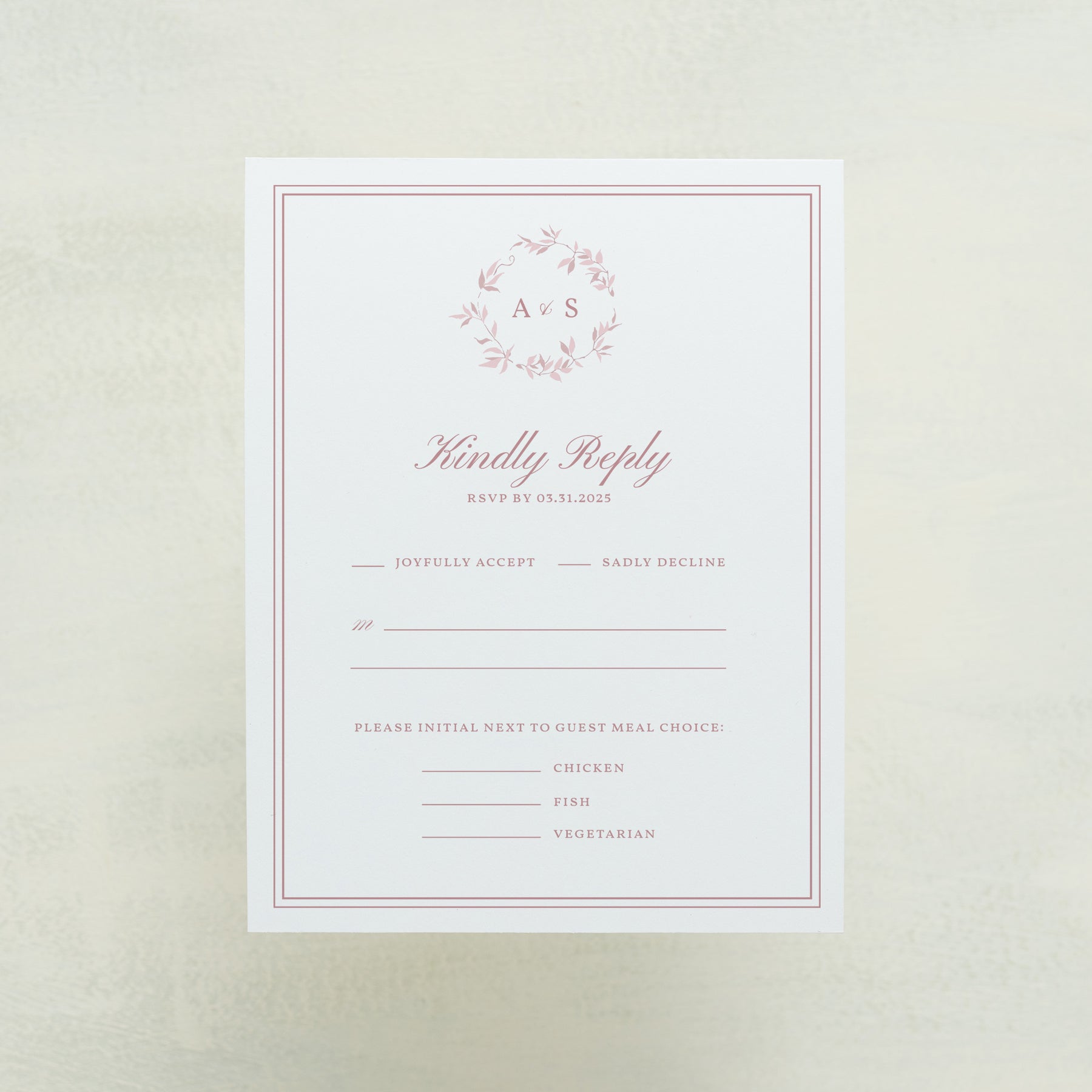 Enchantment RSVP Cards