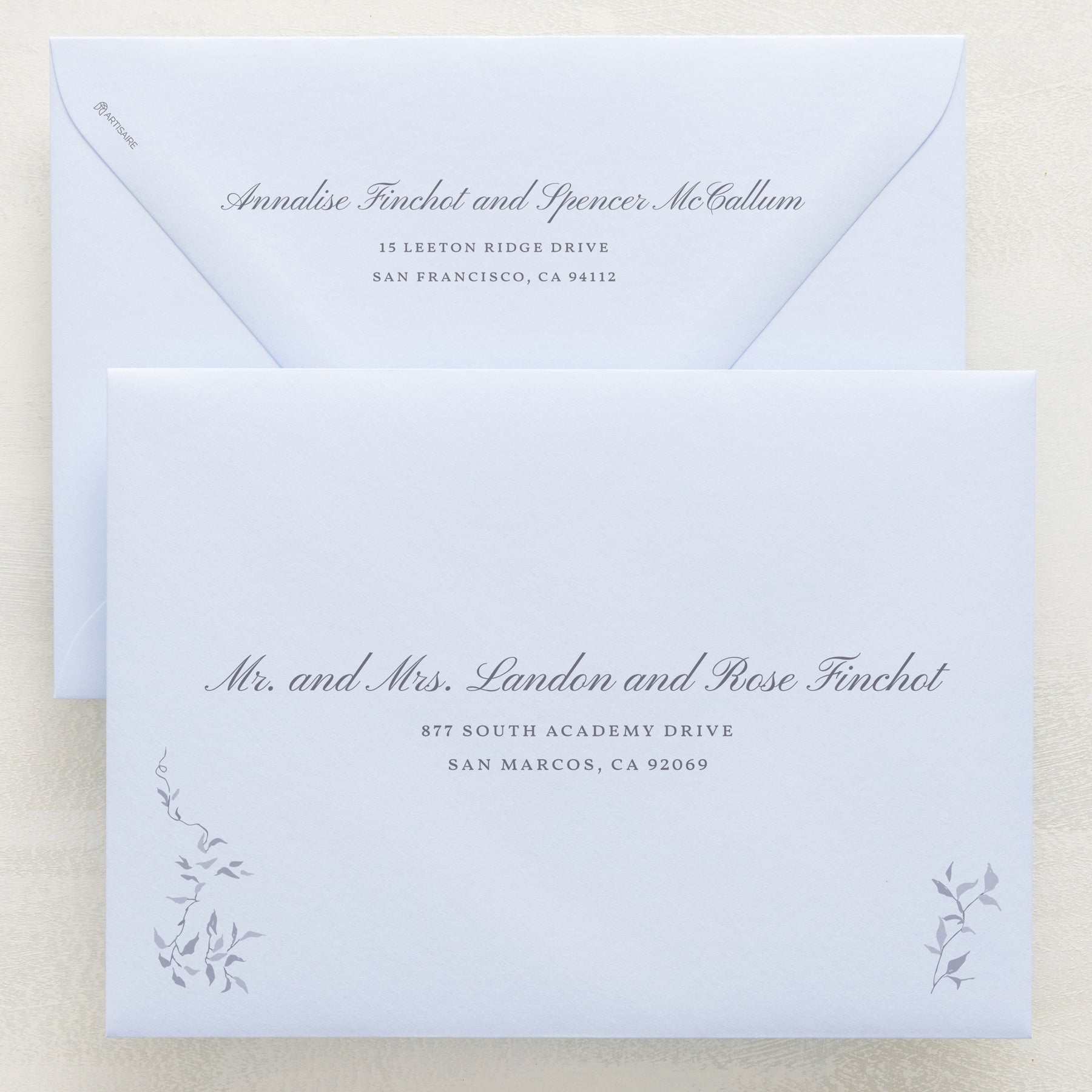 Enchantment Addressed Envelopes