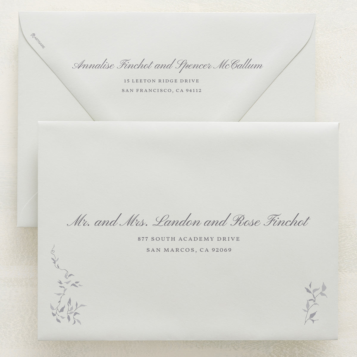 Enchantment Addressed Envelopes