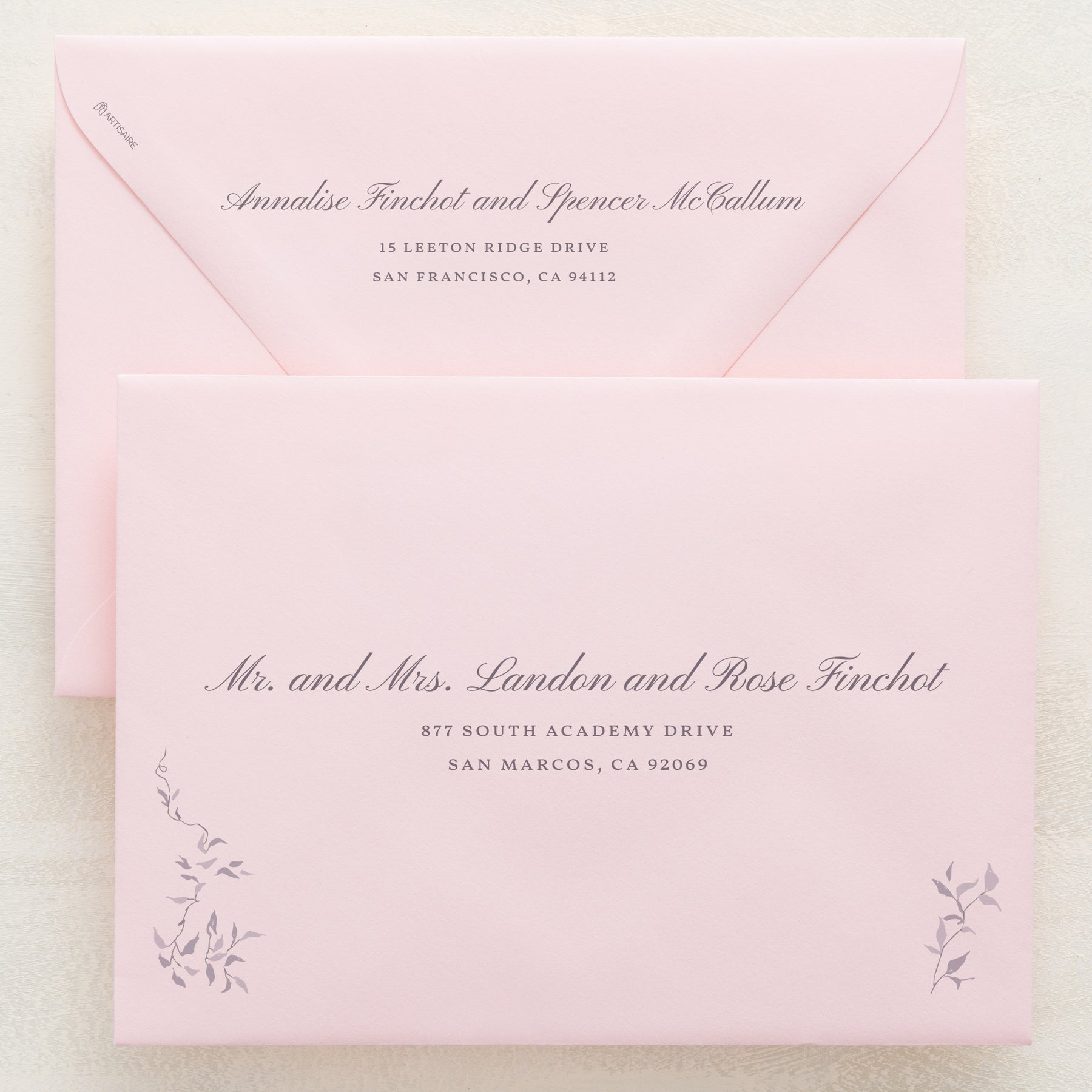 Enchantment Addressed Envelopes