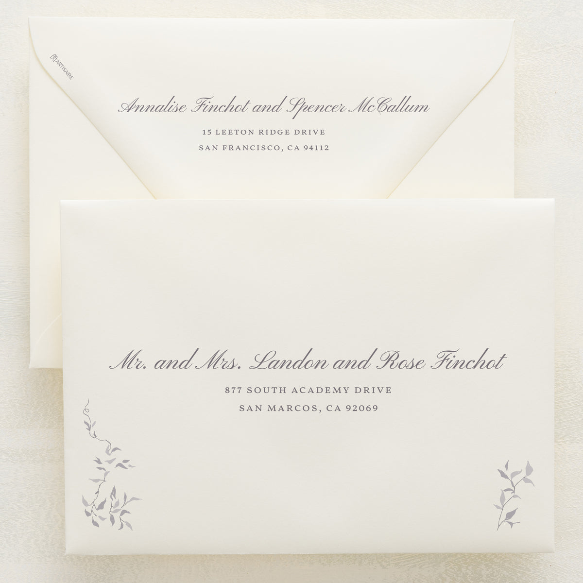 Enchantment Addressed Envelopes