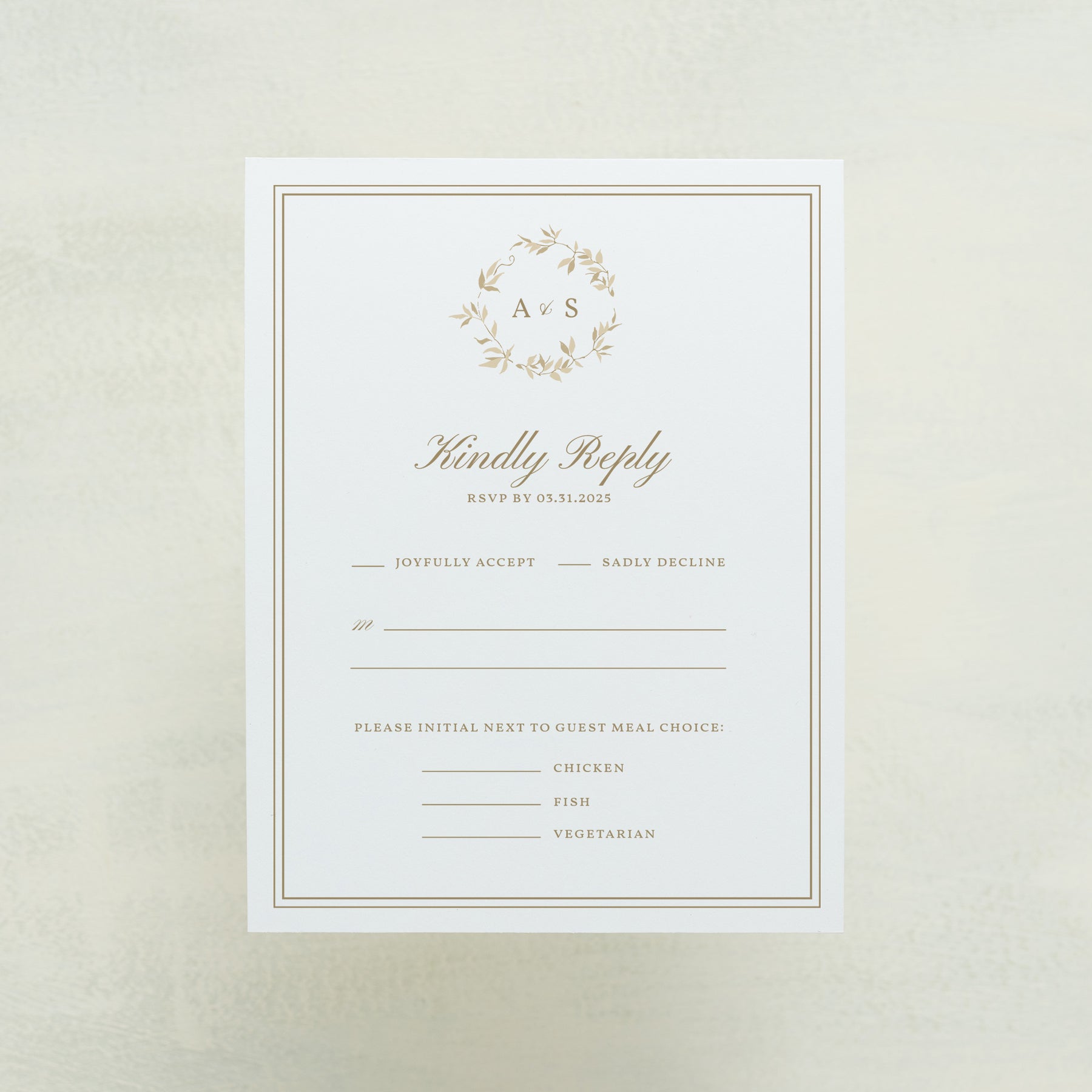 Enchantment RSVP Cards