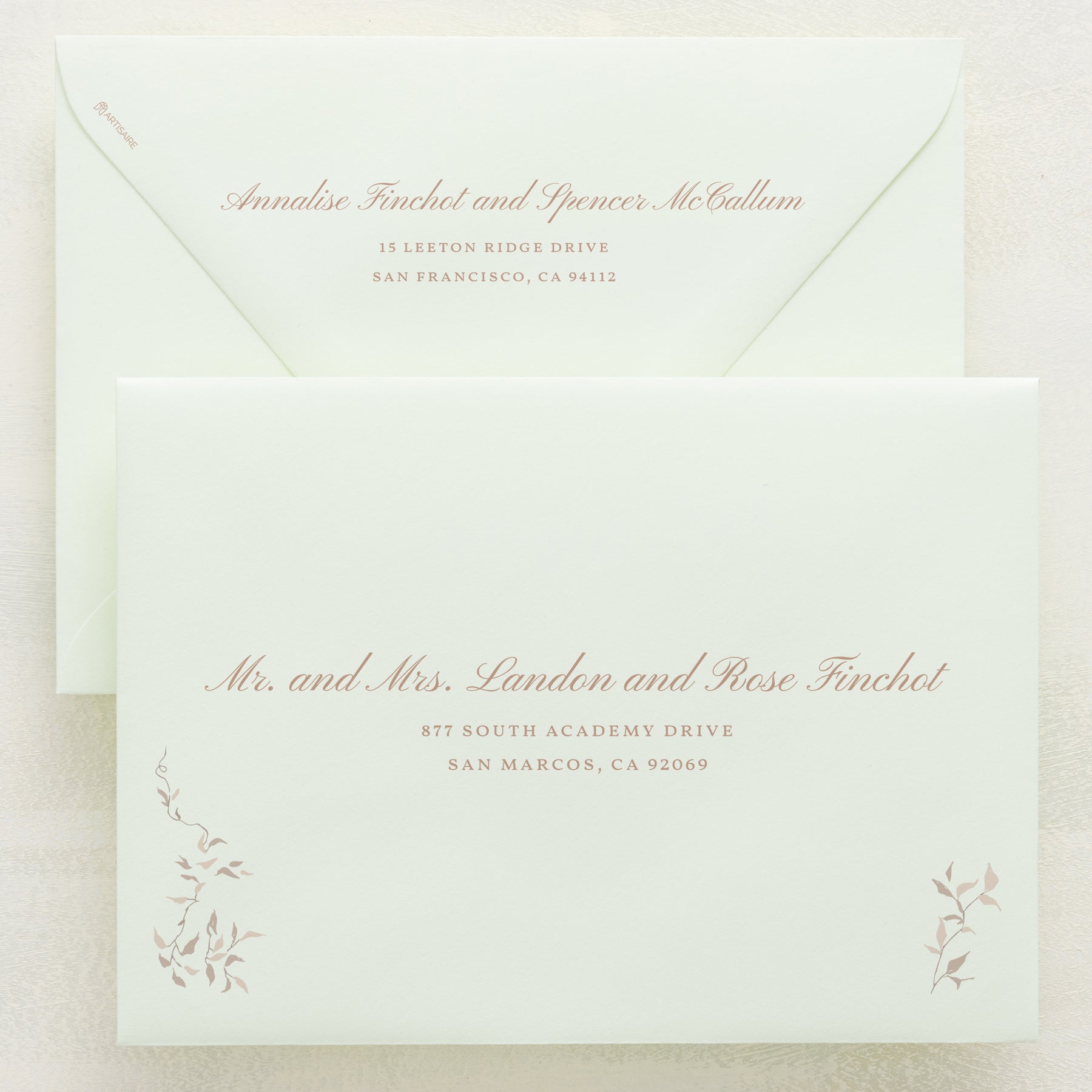 Enchantment Addressed Envelopes