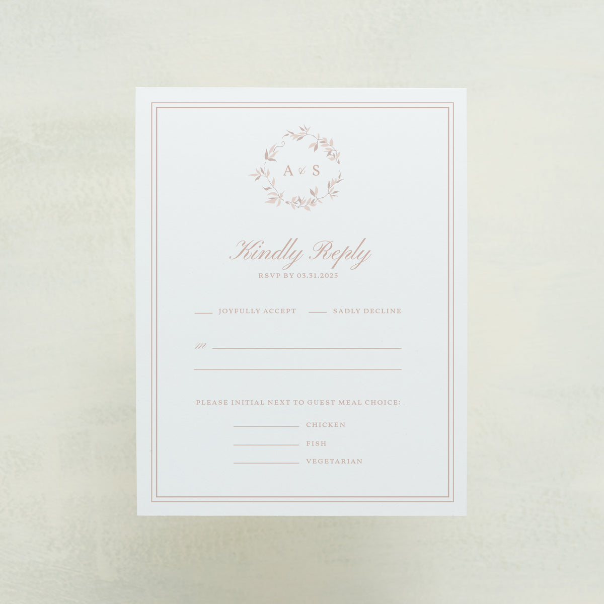 Enchantment RSVP Cards