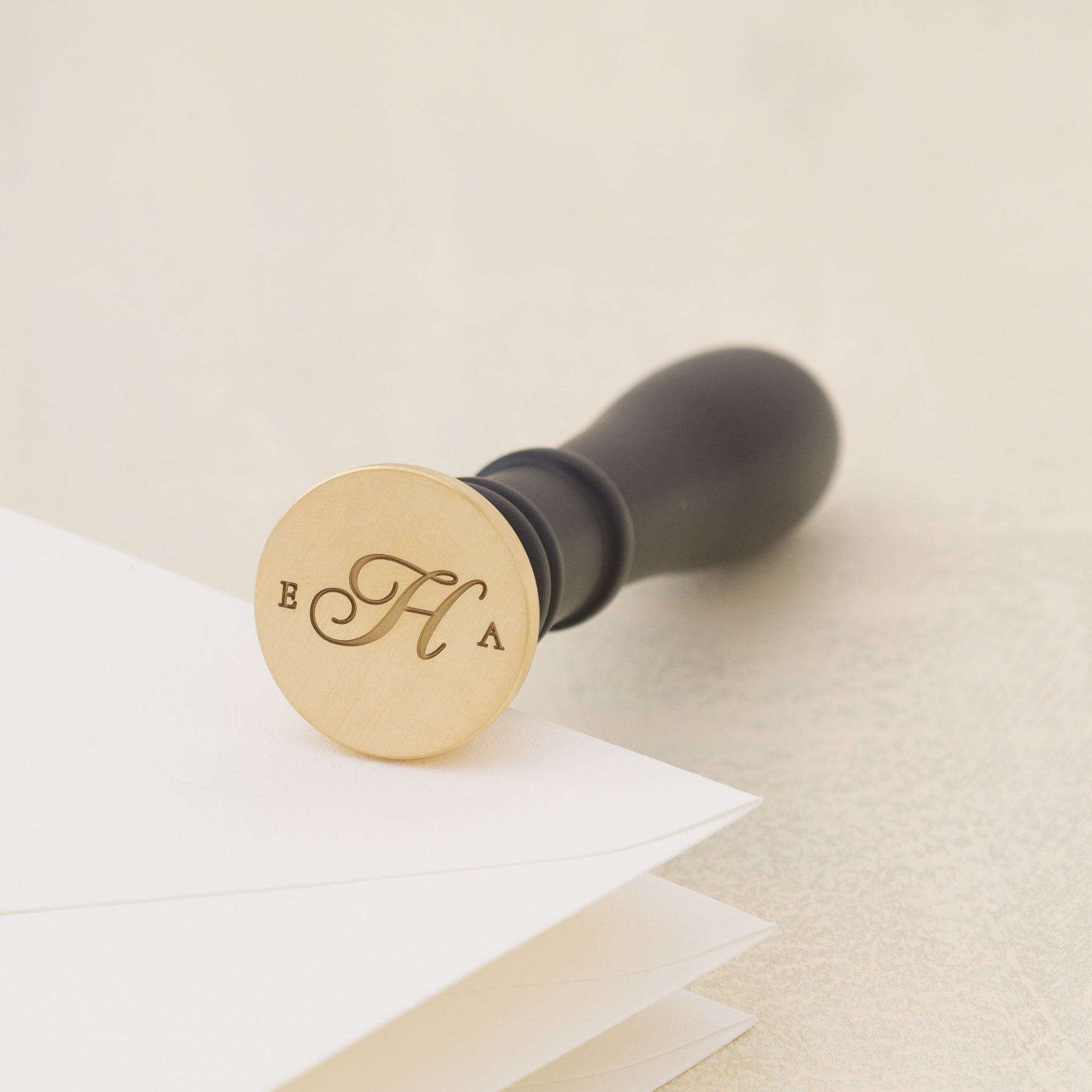 Monroe Monogram Wax Stamp