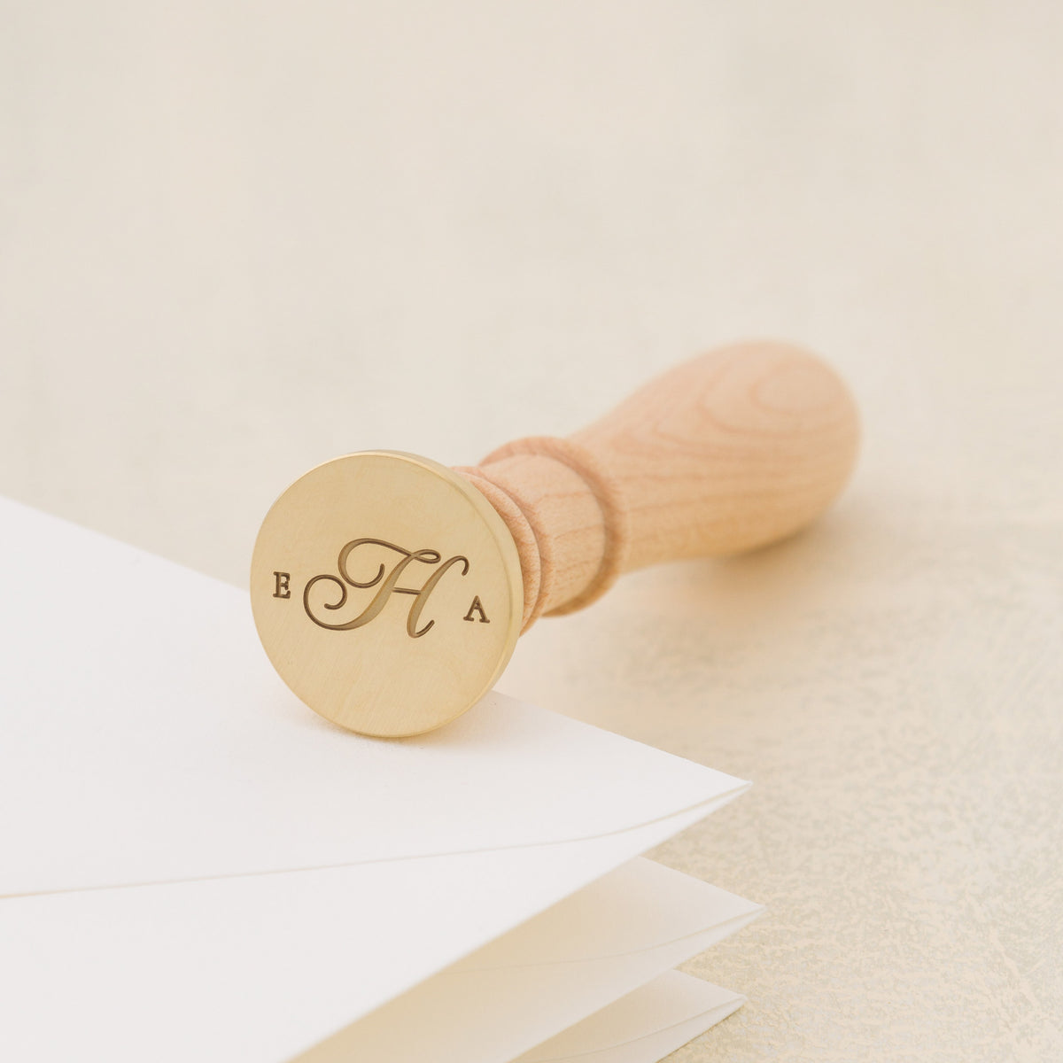 Monroe Monogram Wax Stamp