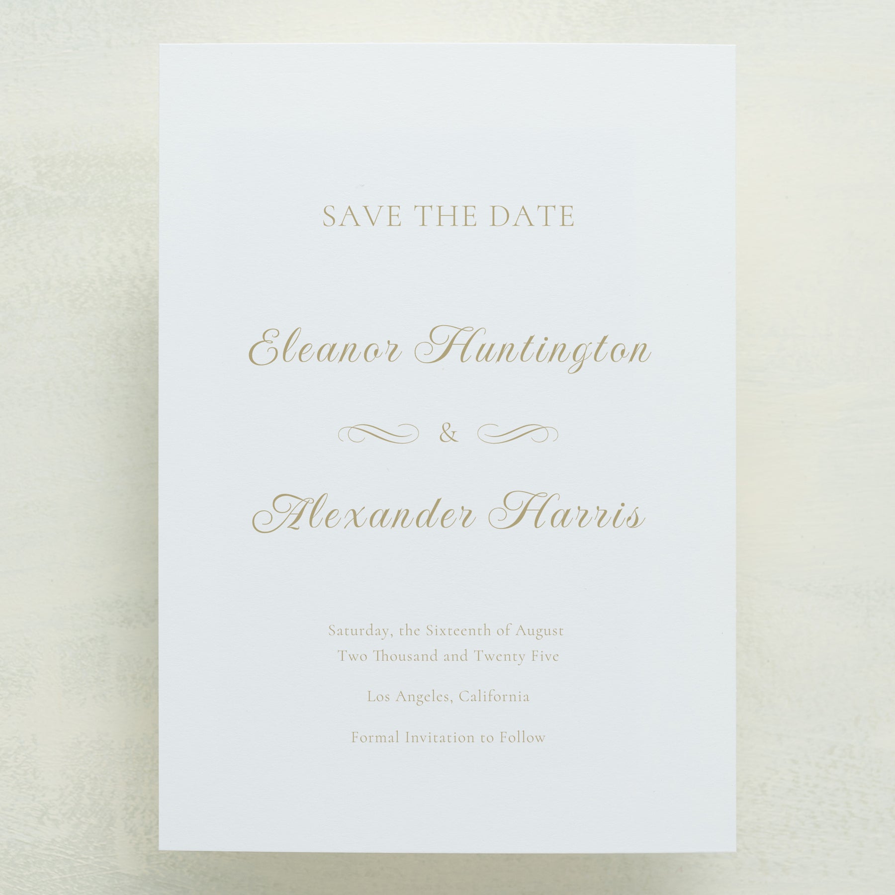 (Sample) Monroe Save The Date