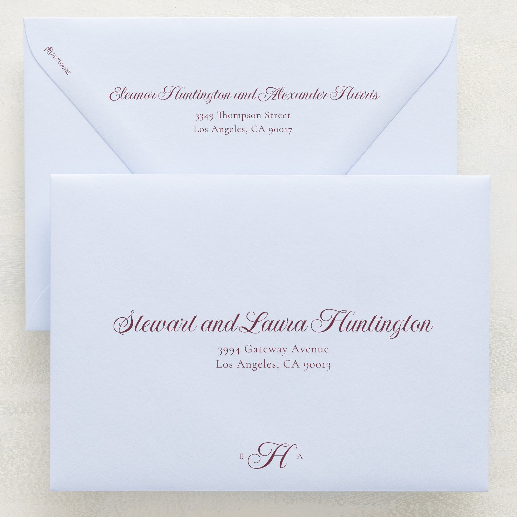 Monroe Addressed Envelopes