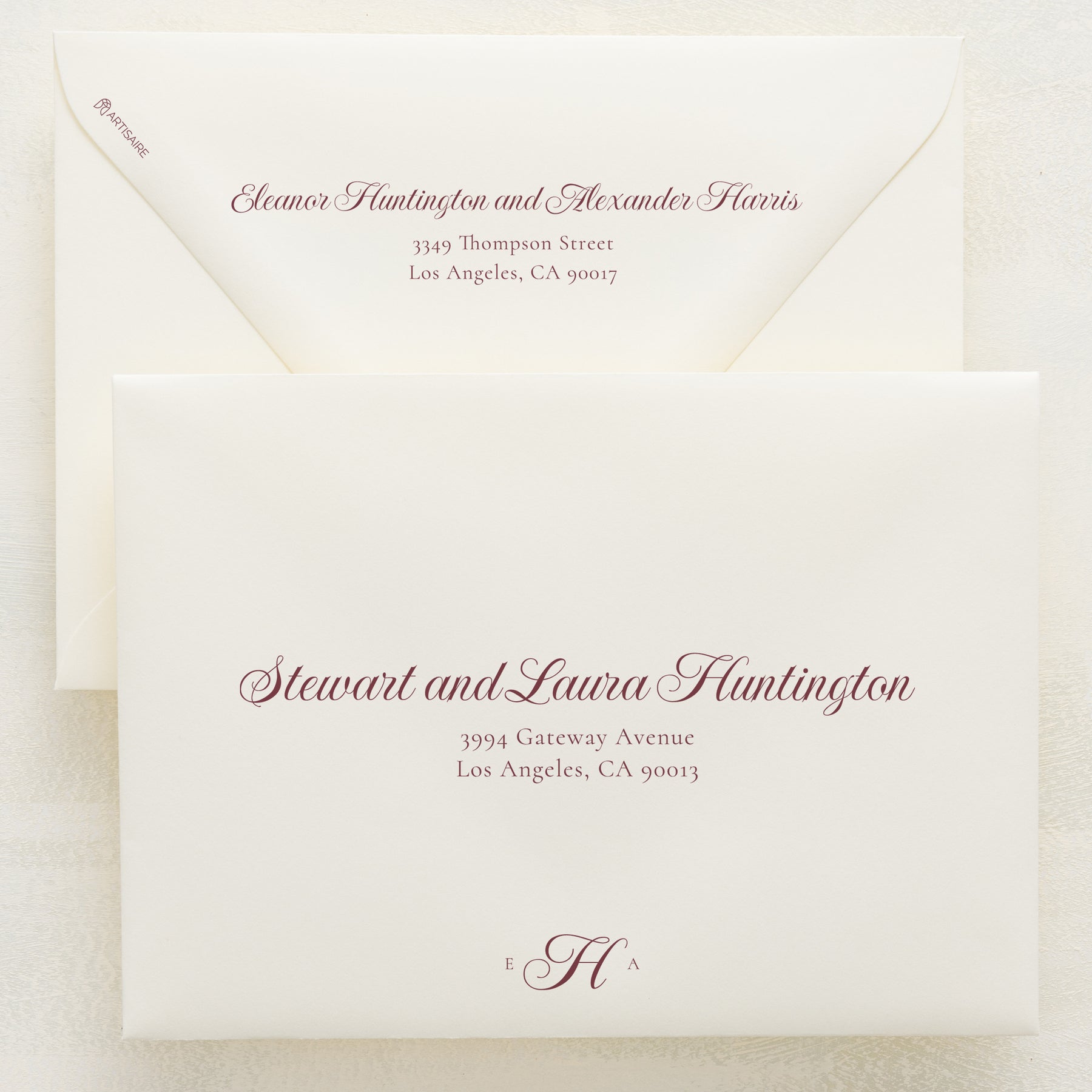 Monroe Addressed Envelopes