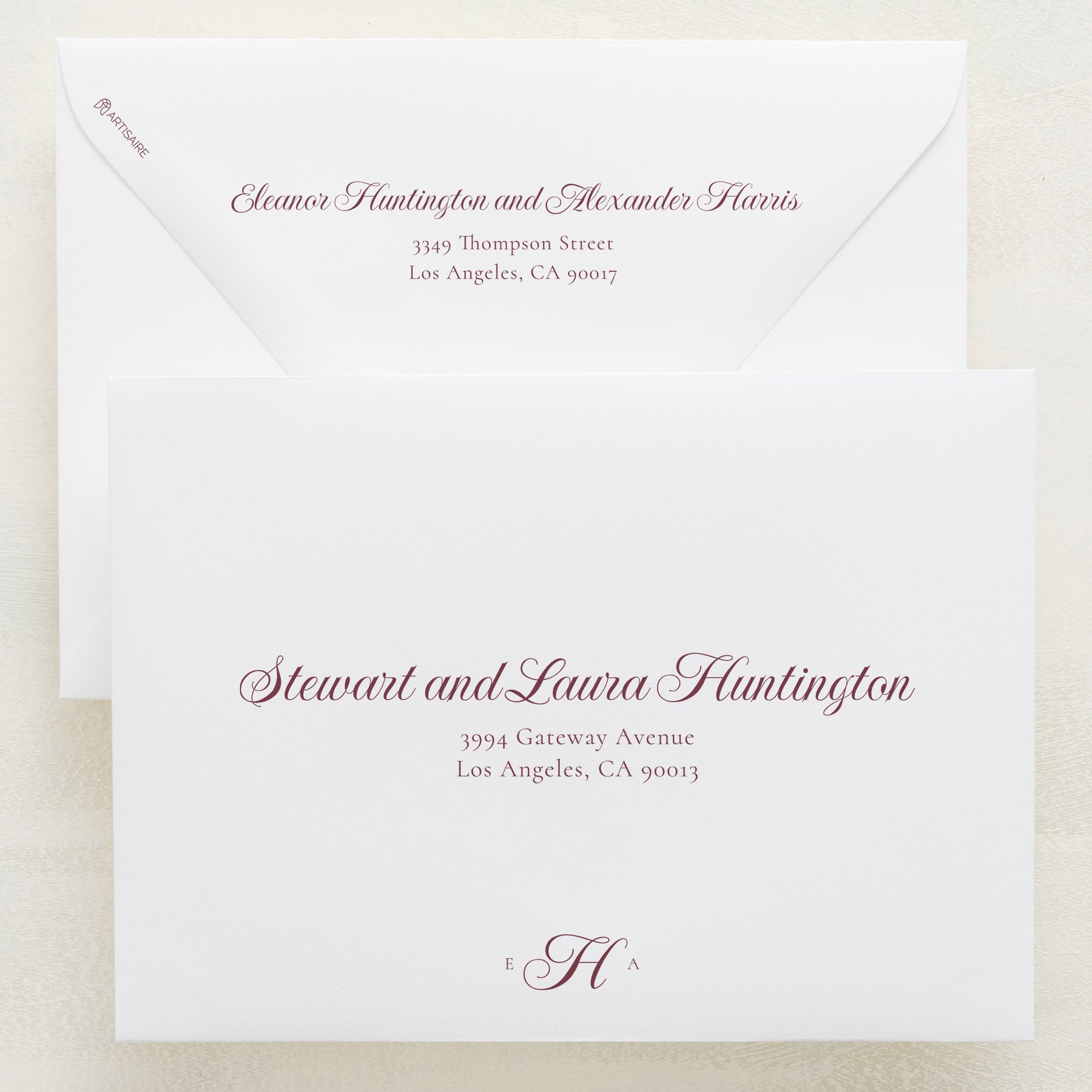 Monroe Addressed Envelopes