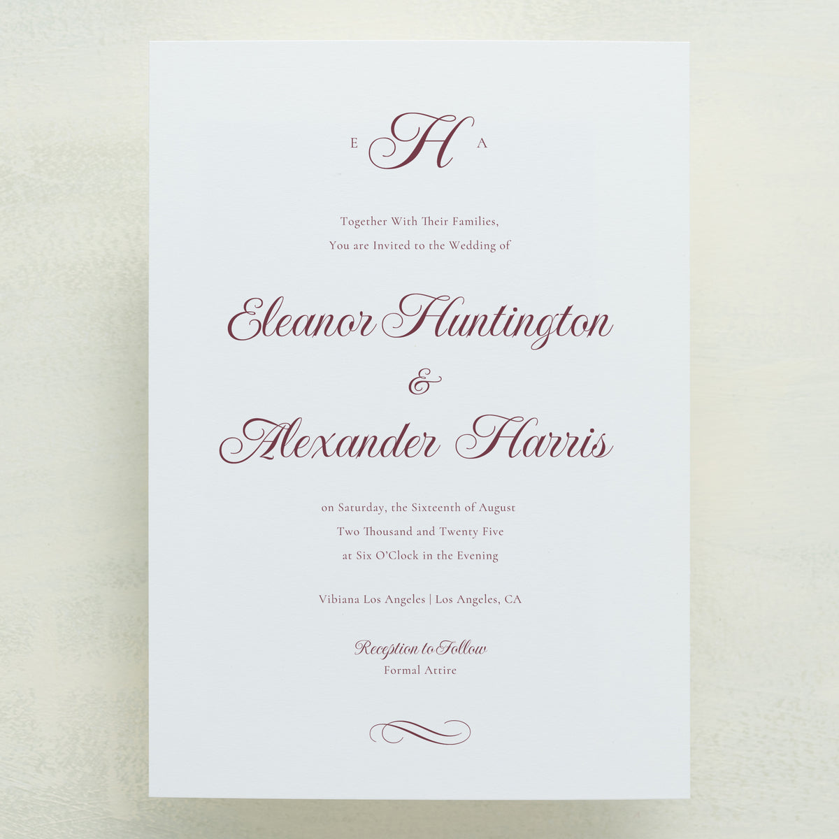 Monroe Wedding Invitations