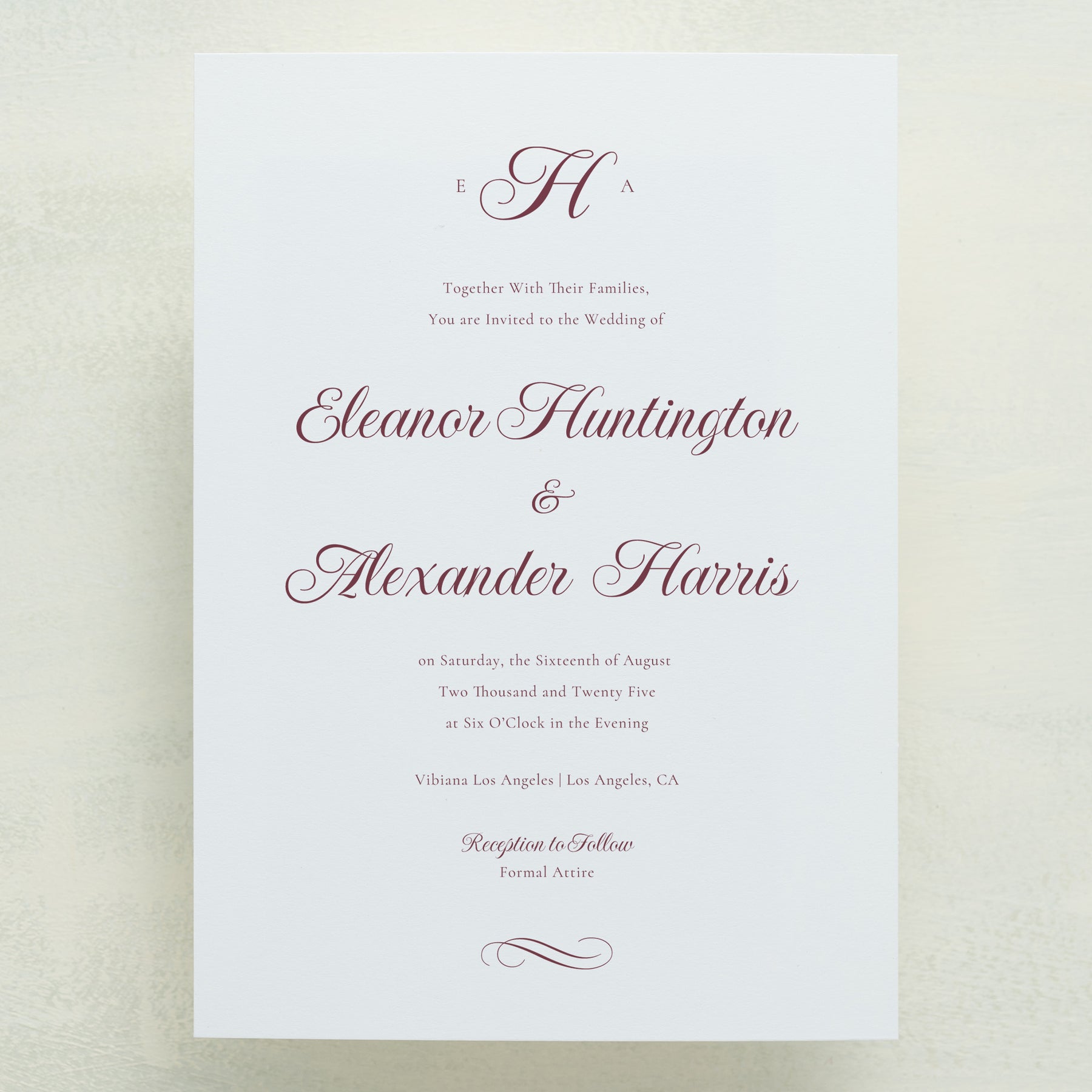 Monroe Wedding Invitations