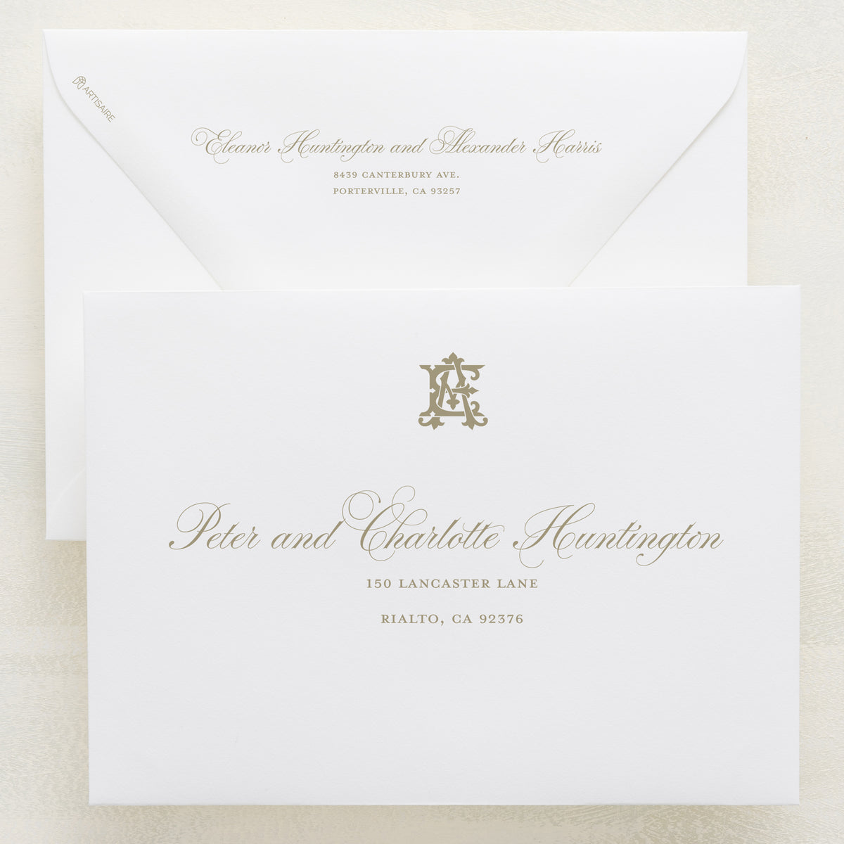 Maison Addressed Envelopes