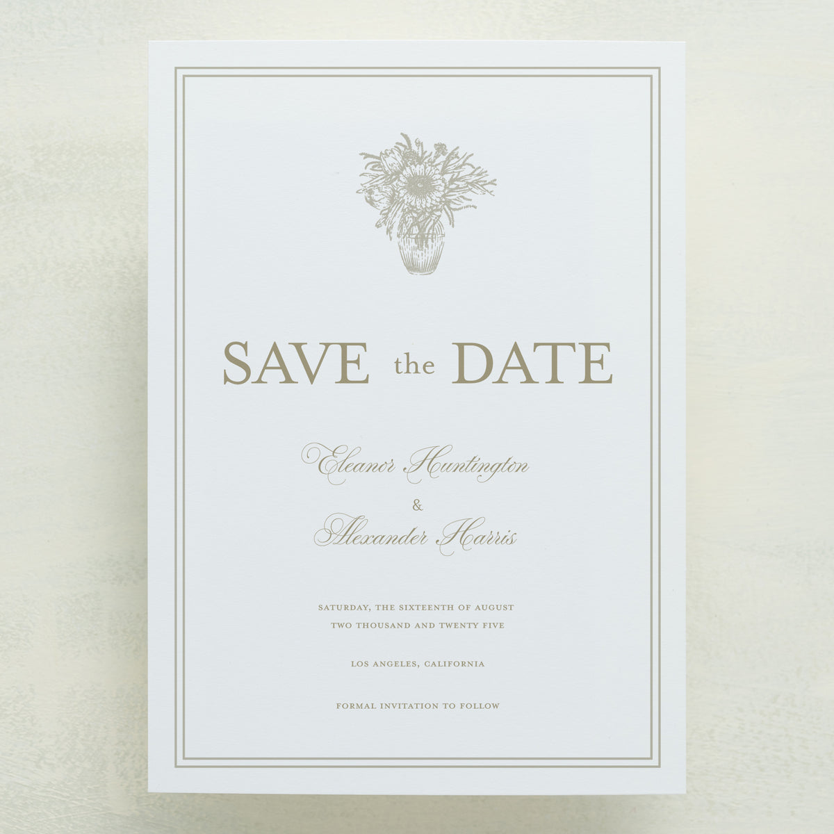 Maison Save The Date